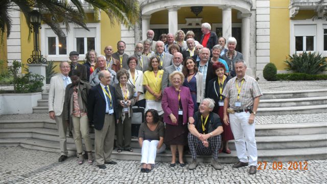 Une partie des participants au congrs de l'UMEM,  Lisbonne, le 27 septembre 2012;